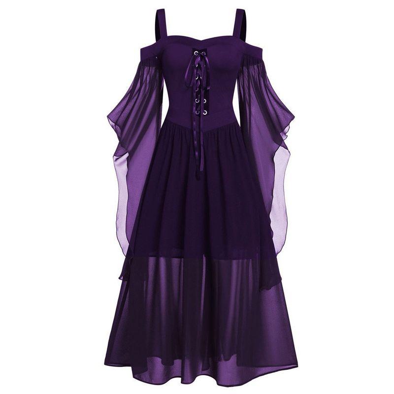 Hanging Strings and Large Swing Dress Strap Expandable Dress Long Dress for Women Dark Prurple 4XL(4XL)
Hanging Strings and Large Swing Dress Strap Expandable Dress Long Dress for Women Dark Prurple 4XL(4XL)