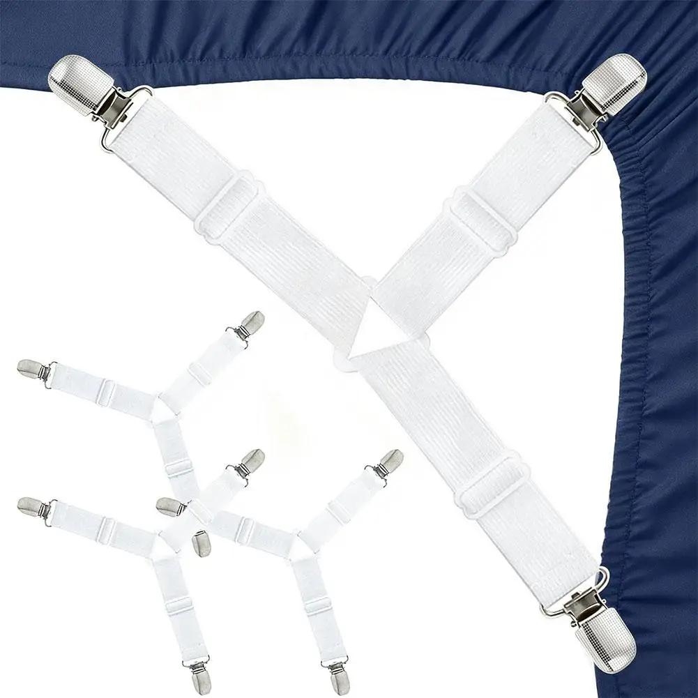 Bed Sheet Fasteners Holder Gadget Adjustable Elastic Clip Home Sheet Mattress Organize Grippers Bed Gadget Textiles Cover S4P7
Bed Sheet Fasteners Holder Gadget Adjustable Elastic Clip Home Sheet Mattress Organize Grippers Bed Gadget Textiles Cover S4P7