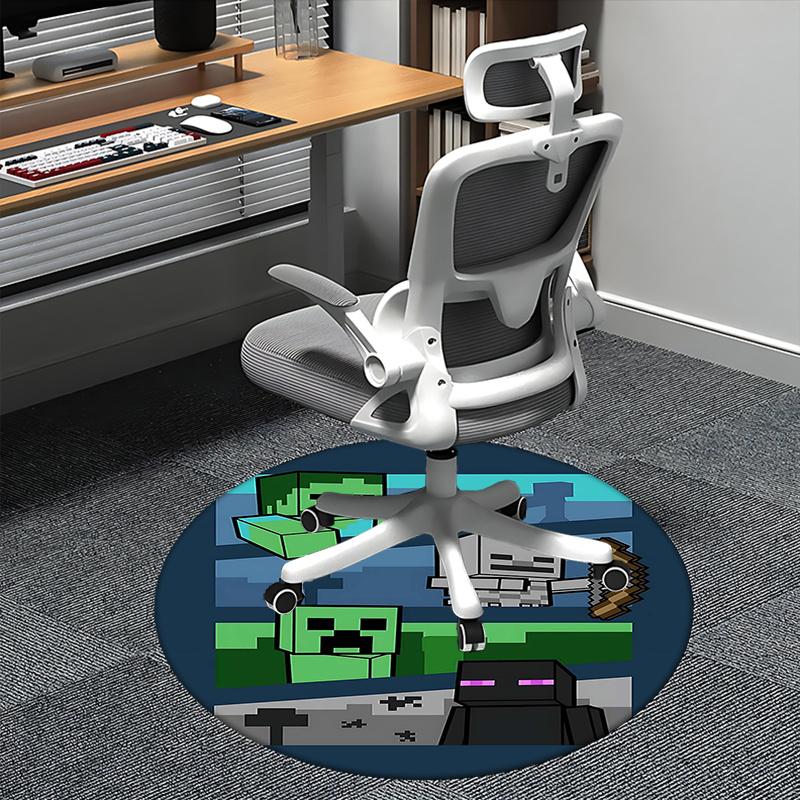 Minecraft Characters Chair mat Round Rug-Office carpet, Machine Washable, Non-slip, Suitable for Living Rooms, Bedrooms, Entryways, and Holi 80cm by 80cm
Minecraft Characters Chair mat Round Rug-Office carpet, Machine Washable, Non-slip, Suitable for Living Rooms, Bedrooms, Entryways, and Holi 80cm by 80cm