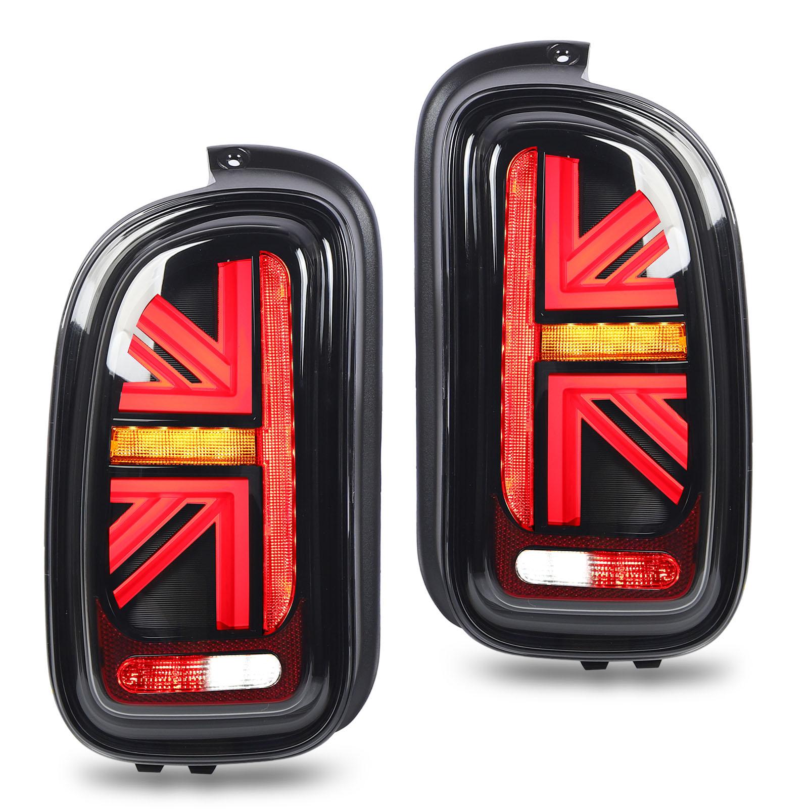 Full LED JCW Union Jack Tail Lights Running Turn Signal Reverse Fog Light for R55 Clubman 2007 to 2014 Smoked Black димчастий чорний колір
Full LED JCW Union Jack Tail Lights Running Turn Signal Reverse Fog Light for R55 Clubman 2007 to 2014 Smoked Black димчастий чорний колір