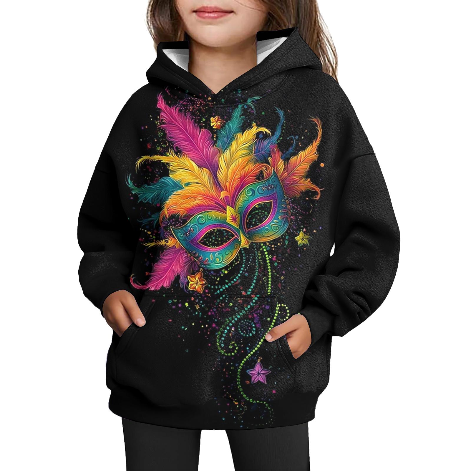 Худи с завязками для девочек - Пуловер с принтом на День карнавала 100 фиолетовый
Худи с завязками для девочек - Пуловер с принтом на День карнавала 100 фиолетовый