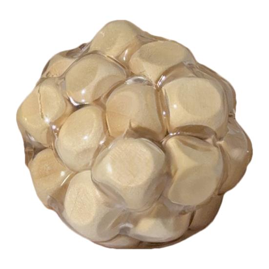 Wooden Block Filled Stress Ball Shapeable Anxiety Relief Cube Filling Ball Squeeze Toy Portable Travel Calming Textured Ball Sensory Fidget Toy 1pc
Wooden Block Filled Stress Ball Shapeable Anxiety Relief Cube Filling Ball Squeeze Toy Portable Travel Calming Textured Ball Sensory Fidget Toy 1pc