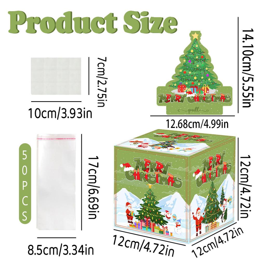 Tree Pattern Christmas Party Decor Gift Box Money Box Holiday Celebration Prop
Tree Pattern Christmas Party Decor Gift Box Money Box Holiday Celebration Prop