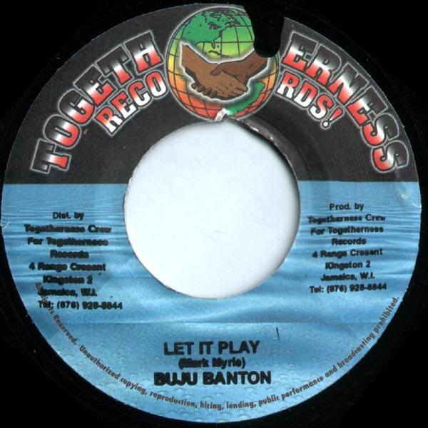 7inch Record BUJU BANTON - Let It Play NONE Togetherness Re Jamaica Reggae, Ska & Dub Used
7inch Record BUJU BANTON - Let It Play NONE Togetherness Re Jamaica Reggae, Ska & Dub Used