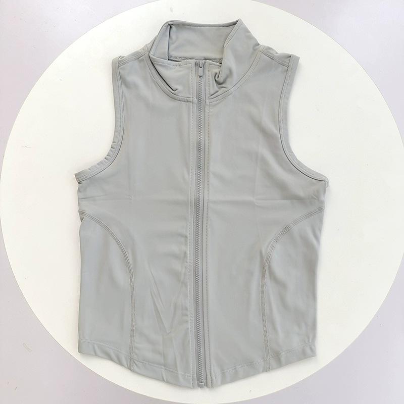Quick-Dry Sleeveless Zipper Vest for Gym, Running & Yoga XL (63-70 kg)
Quick-Dry Sleeveless Zipper Vest for Gym, Running & Yoga XL (63-70 kg)