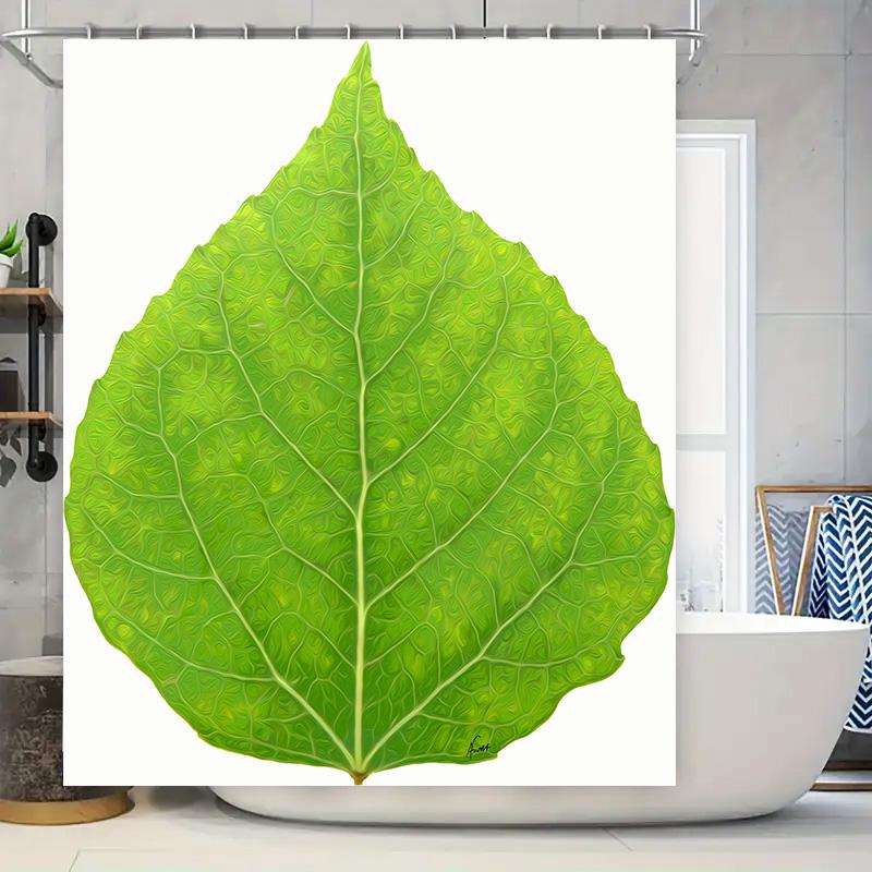 Nature Leaf Shower Curtain Waterproof Home Decor Bathroom Wall Hanging Art Printing For Bathtub 180X180Cm Green (A) W60H190(CM)-1 Pcs
Nature Leaf Shower Curtain Waterproof Home Decor Bathroom Wall Hanging Art Printing For Bathtub 180X180Cm Green (A) W60H190(CM)-1 Pcs
