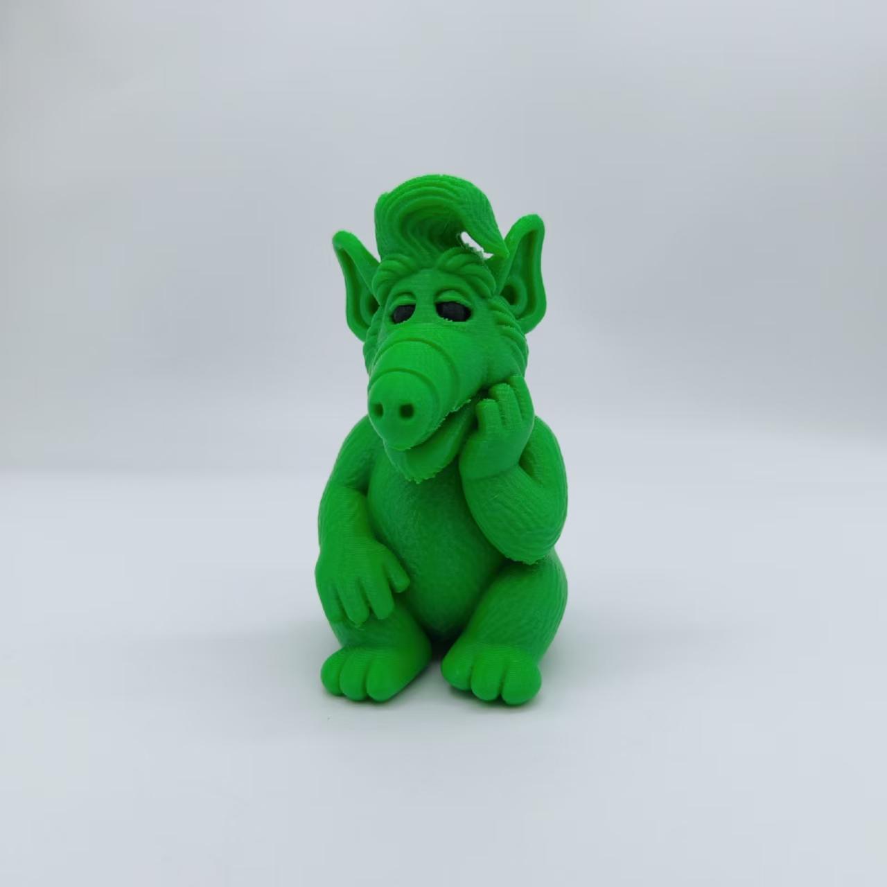 3D-друк статуї меланхолійного прибульця Альфа, ляльки персонажа комедійного серіалу «Альф», ностальгічні подарунки для фанатів, статуя прибульця зелений
3D-друк статуї меланхолійного прибульця Альфа, ляльки персонажа комедійного серіалу «Альф», ностальгічні подарунки для фанатів, статуя прибульця зелений