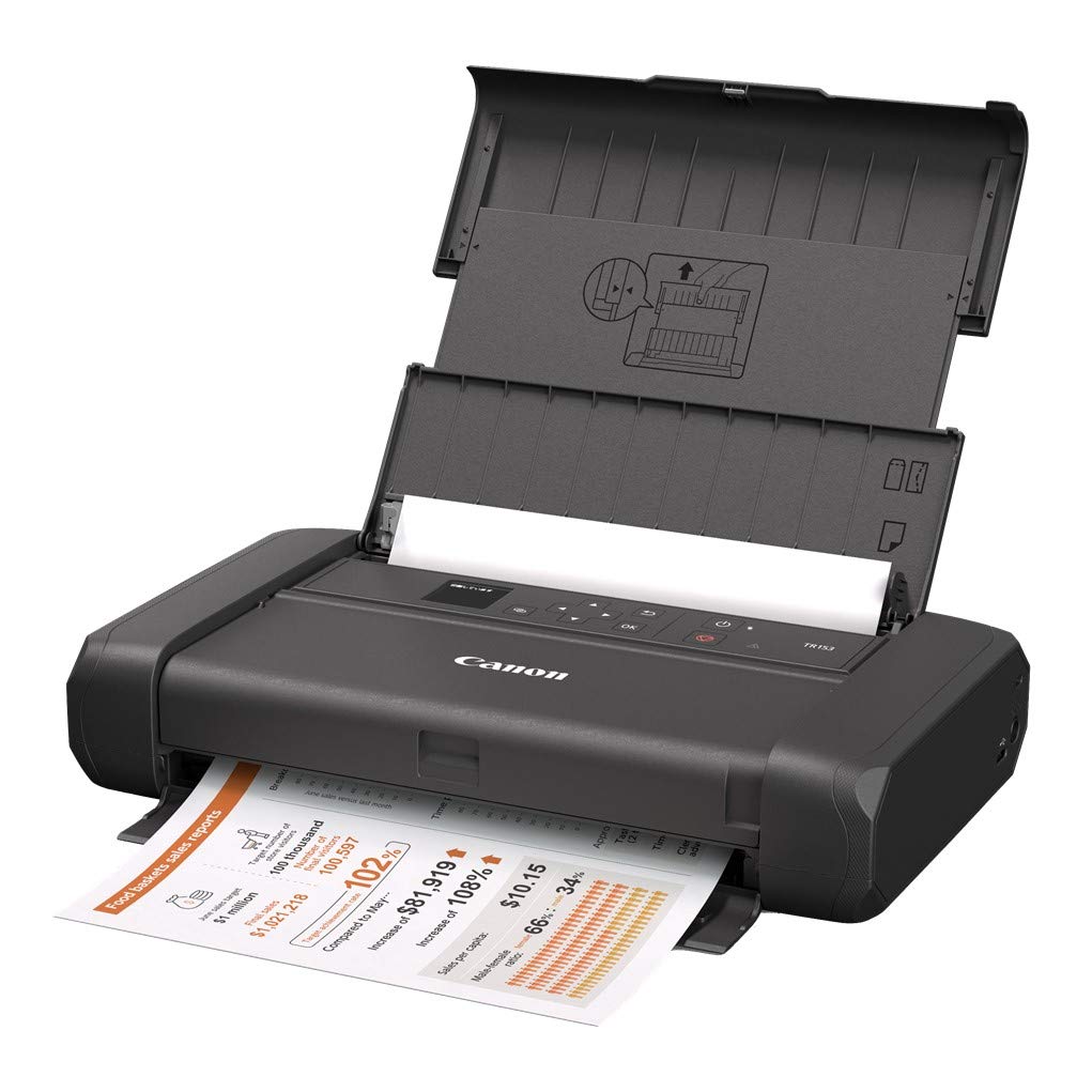 Canon Color A4 Mobile Printer TR153 LAN Color Hybrid For Telework (Compact/Wireless Equipped/5 Ink) чорний
Canon Color A4 Mobile Printer TR153 LAN Color Hybrid For Telework (Compact/Wireless Equipped/5 Ink) чорний