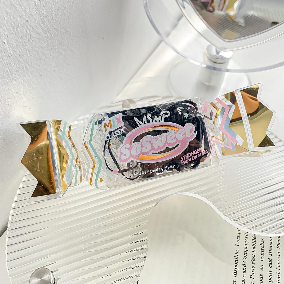 Японські та корейські цукерки-желе гумки для волосся: Дитячі розширені кольорові гумки
Японські та корейські цукерки-желе гумки для волосся: Дитячі розширені кольорові гумки