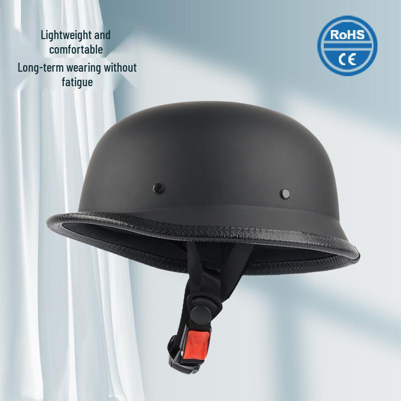 YELE Ретро немецкий шлем для мужчин и женщин - Всесезонный, дышащий дизайн чёрный
YELE Ретро немецкий шлем для мужчин и женщин - Всесезонный, дышащий дизайн чёрный