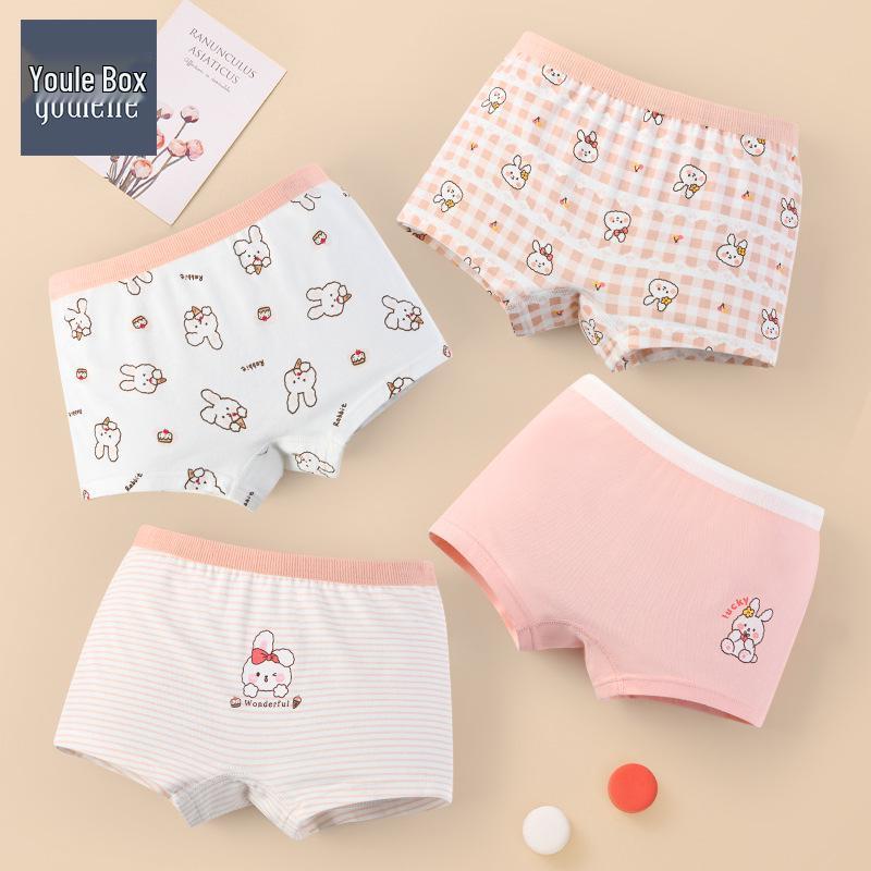 Kids Autumn/Winter Cotton Boxer Briefs: Safe Four-Corner Design for Girls Size 140: Height 125-135 cm, Weight 42-52 kg
Kids Autumn/Winter Cotton Boxer Briefs: Safe Four-Corner Design for Girls Size 140: Height 125-135 cm, Weight 42-52 kg