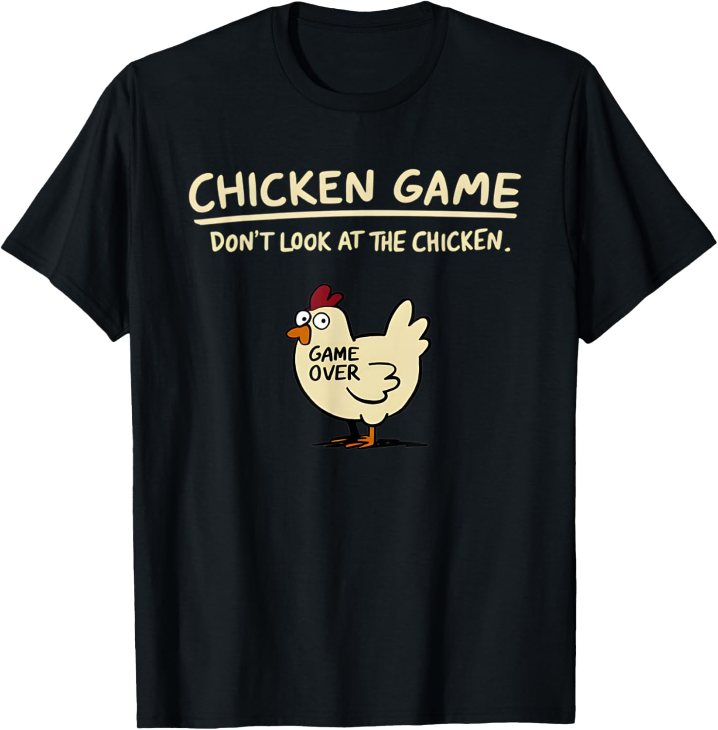 Chicken Game Dont Look At The Funny Chicken Street Style Custom Printed Graphic Printed Tshirt Mens Summer Clothing Top S
Chicken Game Dont Look At The Funny Chicken Street Style Custom Printed Graphic Printed Tshirt Mens Summer Clothing Top S