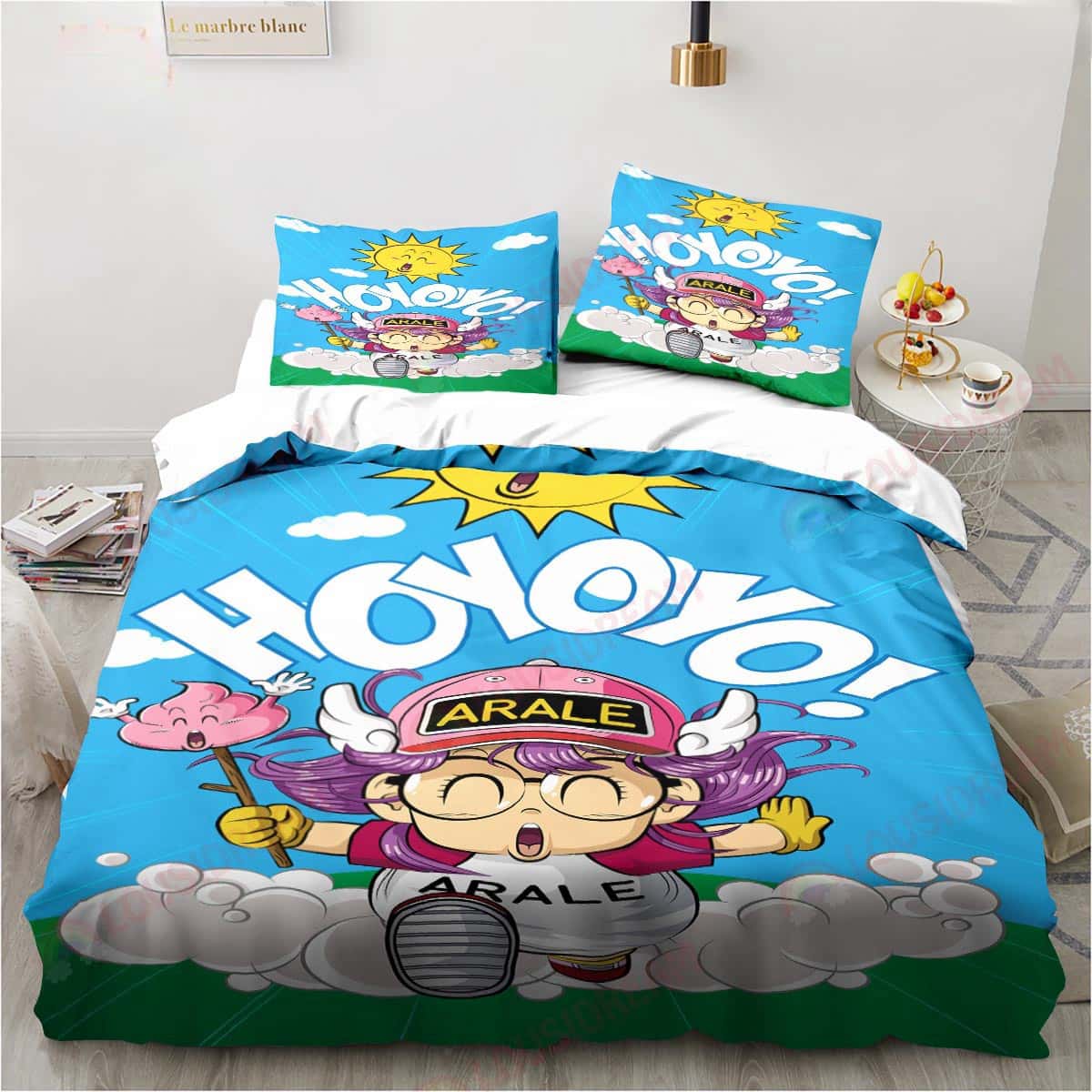 Comforter 3D Cartoon Dr S-Slump Arale 2/3Pcs Bedding Set Sheet King Twin Double Child Bedding Set Mircofiber Or Polyester S Comforter (quilt)-EU Single(135*200cm)3pcs
Comforter 3D Cartoon Dr S-Slump Arale 2/3Pcs Bedding Set Sheet King Twin Double Child Bedding Set Mircofiber Or Polyester S Comforter (quilt)-EU Single(135*200cm)3pcs