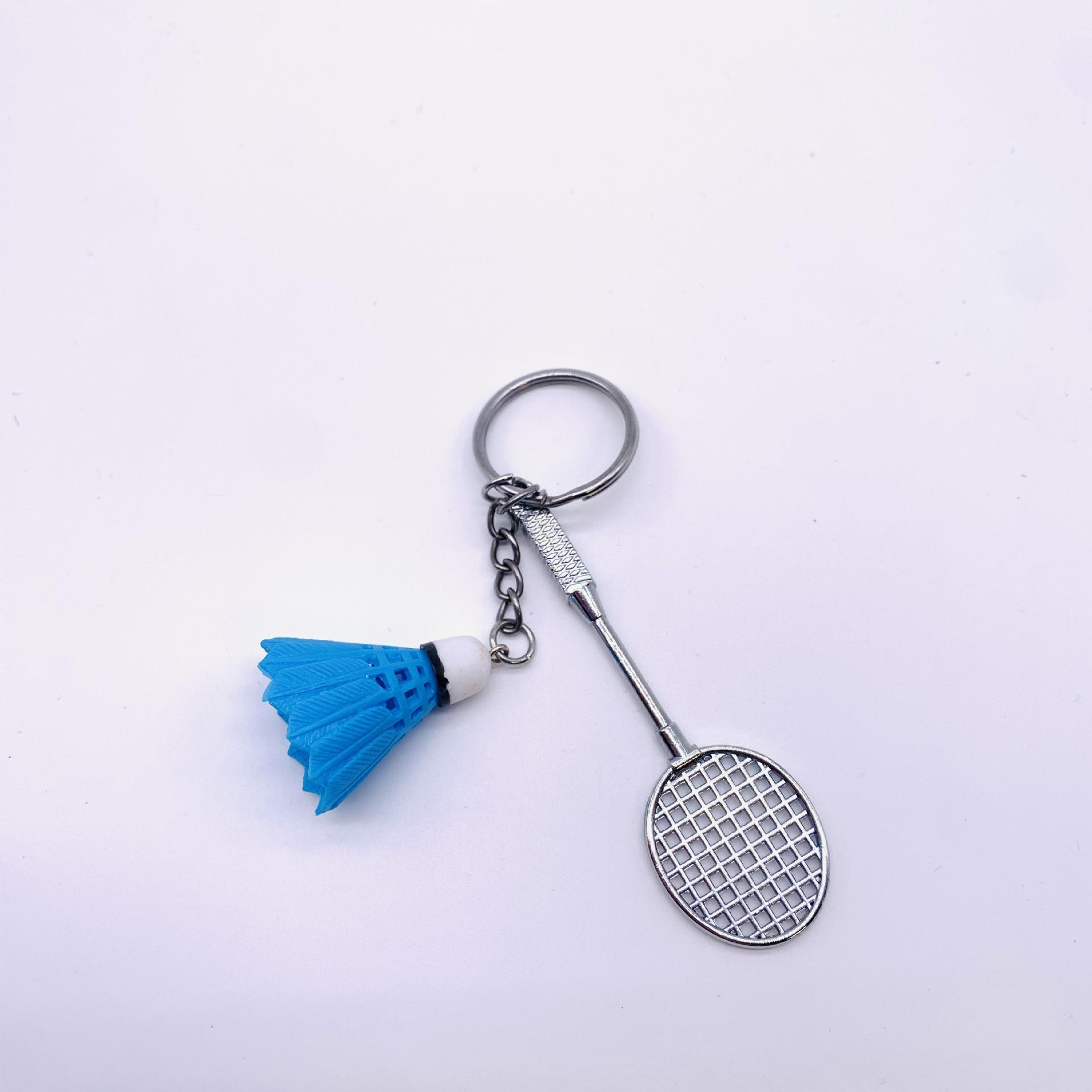 Badminton Racket Keychain with Rope - Sports Fan Souvenir and Bag Pendant
Badminton Racket Keychain with Rope - Sports Fan Souvenir and Bag Pendant