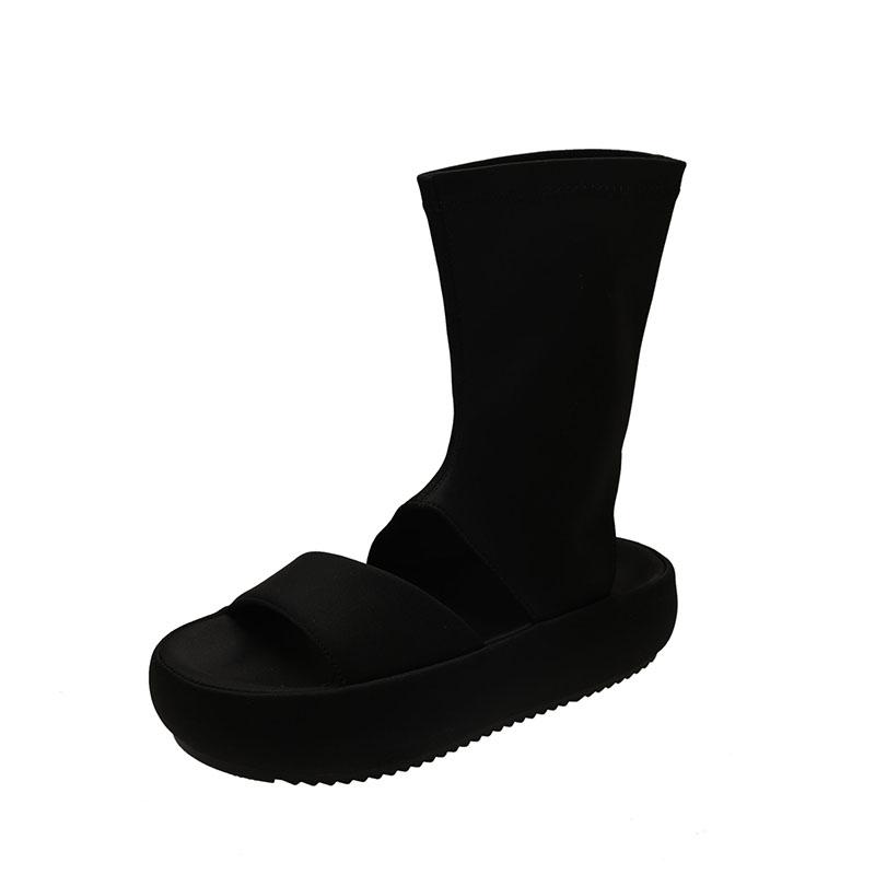 Fashion Peep toe Sandals Women 2025 Summer New Long Thick Sole Breathable Fashion Cool Boots Female Shoes for Women Botas Mujer 35 чёрный
Fashion Peep toe Sandals Women 2025 Summer New Long Thick Sole Breathable Fashion Cool Boots Female Shoes for Women Botas Mujer 35 чёрный