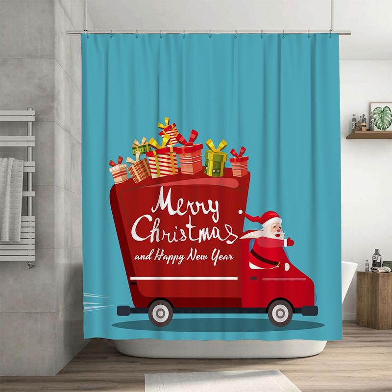 Tu Christmas Truck Shower Curtain Festive Holiday Red Reindeer Merry Xmas Bathroom Decor Vintage Farmhouse Trucking Gift Decor M W60H190(CM)-1 Pcs
Tu Christmas Truck Shower Curtain Festive Holiday Red Reindeer Merry Xmas Bathroom Decor Vintage Farmhouse Trucking Gift Decor M W60H190(CM)-1 Pcs