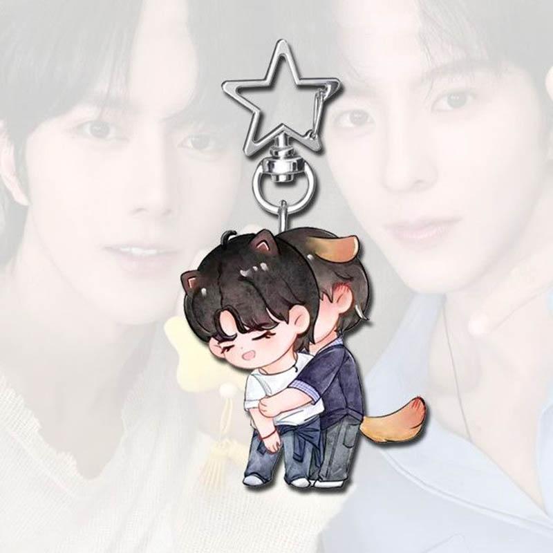 Taiwan TV Series ABO Desire Eliot Hua Yong Sheng Shaoyou Cosplay Keychain Acrylic Keyring Key Chain 4Pcs/set Ornament Decoration
Taiwan TV Series ABO Desire Eliot Hua Yong Sheng Shaoyou Cosplay Keychain Acrylic Keyring Key Chain 4Pcs/set Ornament Decoration