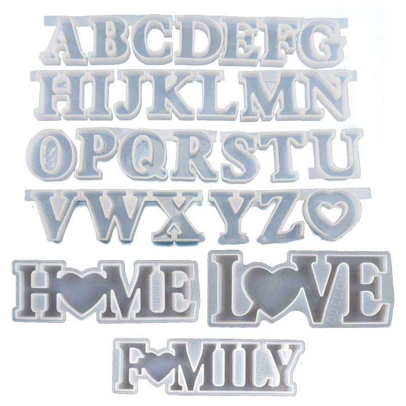 29Pcs 3D Love Home Family Letter Resin Mold Large 26 English Letters Silicone Casting Mold Kit Table Decor Art Craft
29Pcs 3D Love Home Family Letter Resin Mold Large 26 English Letters Silicone Casting Mold Kit Table Decor Art Craft