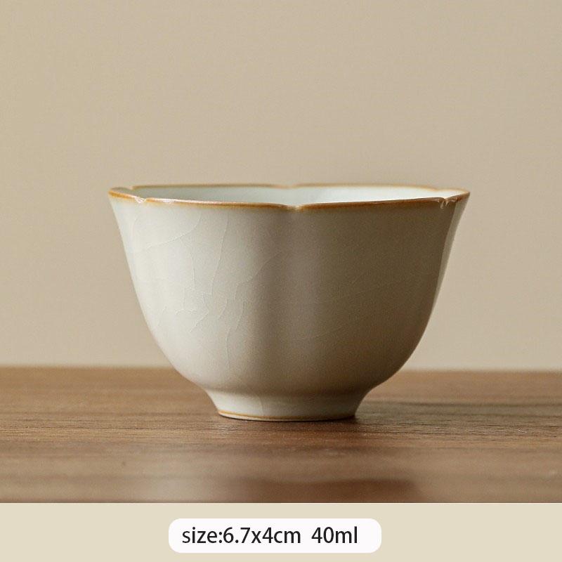 1 Pc Chinese Ru Kiln Ceramic Tea Cup Handmade Flowers Teacup Household Tea Bowl Master Cup Meditation Cup Tea Set Accessories Teacup
1 Pc Chinese Ru Kiln Ceramic Tea Cup Handmade Flowers Teacup Household Tea Bowl Master Cup Meditation Cup Tea Set Accessories Teacup