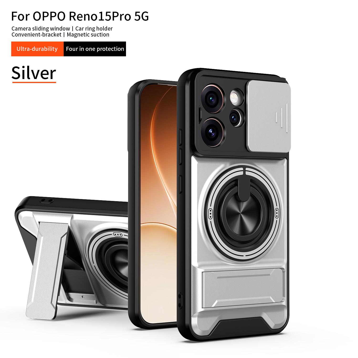 Slide Camera Shockproof Bumper Cover for Oppo Reno 15 Pro 5G Case With Built-in Ring Stand and Folding Stand for Oppo Reno 15 Pro 5G білий
Slide Camera Shockproof Bumper Cover for Oppo Reno 15 Pro 5G Case With Built-in Ring Stand and Folding Stand for Oppo Reno 15 Pro 5G білий