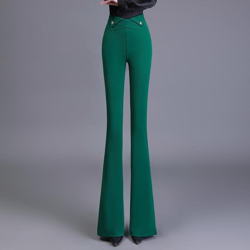 Elegant Fashion Women High Waist Suit Pants Spring Autumn New Simple Slim Korean Streetwear Casual Solid All-match Flare Trouser XL зелений
Elegant Fashion Women High Waist Suit Pants Spring Autumn New Simple Slim Korean Streetwear Casual Solid All-match Flare Trouser XL зелений