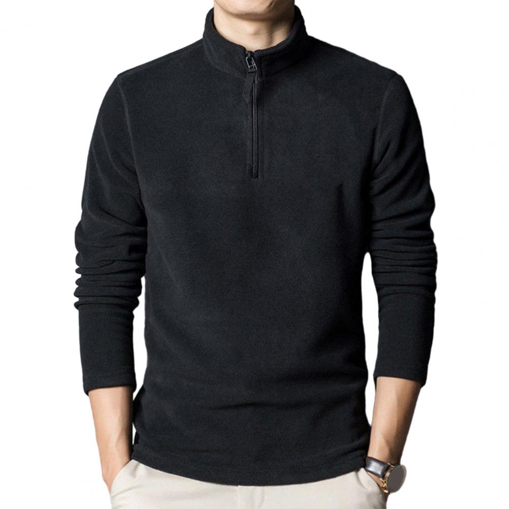Чоловічий світшот Однотонний пуловер із довгим рукавом і застібкою-стійкою, товстий фліс, захист шиї, чоловічий топ середньої довжини XXXXL чорний
Чоловічий світшот Однотонний пуловер із довгим рукавом і застібкою-стійкою, товстий фліс, захист шиї, чоловічий топ середньої довжини XXXXL чорний