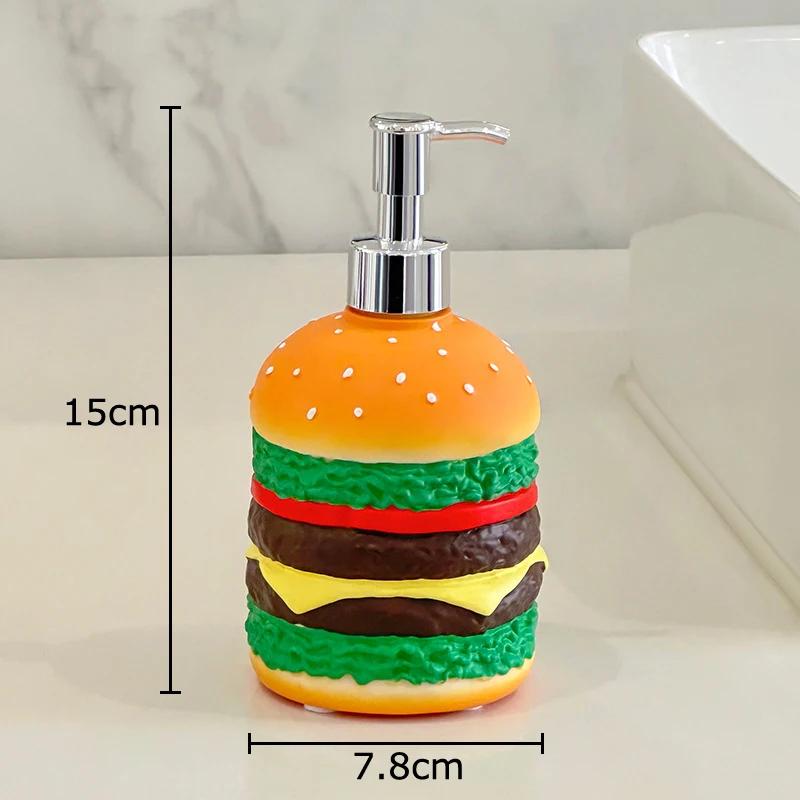 Multi Layered Burger Hand Soap Dispenser Hotel Hand Soap Bottle Bathroom Lotion Bottle Soap Pump Home Bathroom Accessories
Multi Layered Burger Hand Soap Dispenser Hotel Hand Soap Bottle Bathroom Lotion Bottle Soap Pump Home Bathroom Accessories