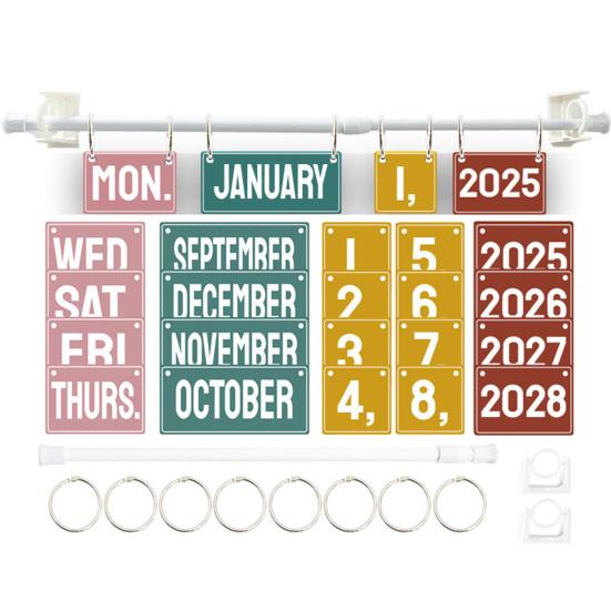 Boho Flip Calendar Bulletin Board Set Простая установка Образовательное время Обучающий инструмент Детский интерес Медные пластины Наклейки B
Boho Flip Calendar Bulletin Board Set Простая установка Образовательное время Обучающий инструмент Детский интерес Медные пластины Наклейки B