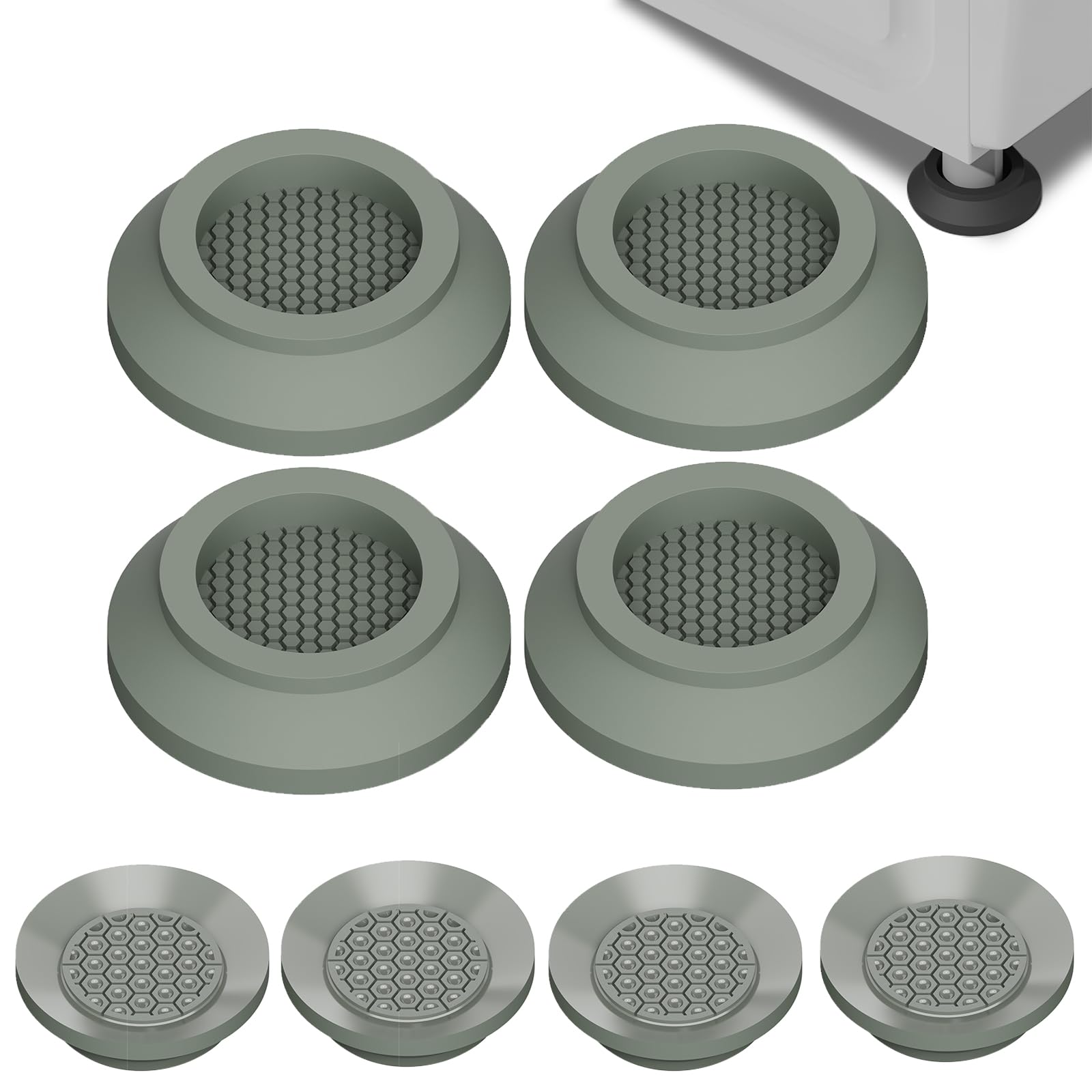 SKYFLY Washing Machine Washing Machine for Dryers and Floor for Washing Innovative Improved Prevents Furniture Outdoor Use Raiser, Anti-Vibration, сірий колір
SKYFLY Washing Machine Washing Machine for Dryers and Floor for Washing Innovative Improved Prevents Furniture Outdoor Use Raiser, Anti-Vibration, сірий колір