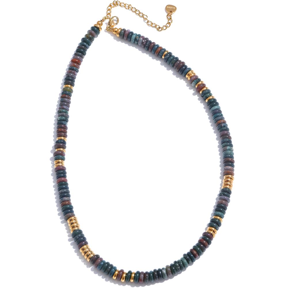 Colorful Natural Stone Beads Handmade Chain Y2K Fashion Necklace for Women Stainless Steel Waterproof Collar Jewelry Gift
Colorful Natural Stone Beads Handmade Chain Y2K Fashion Necklace for Women Stainless Steel Waterproof Collar Jewelry Gift