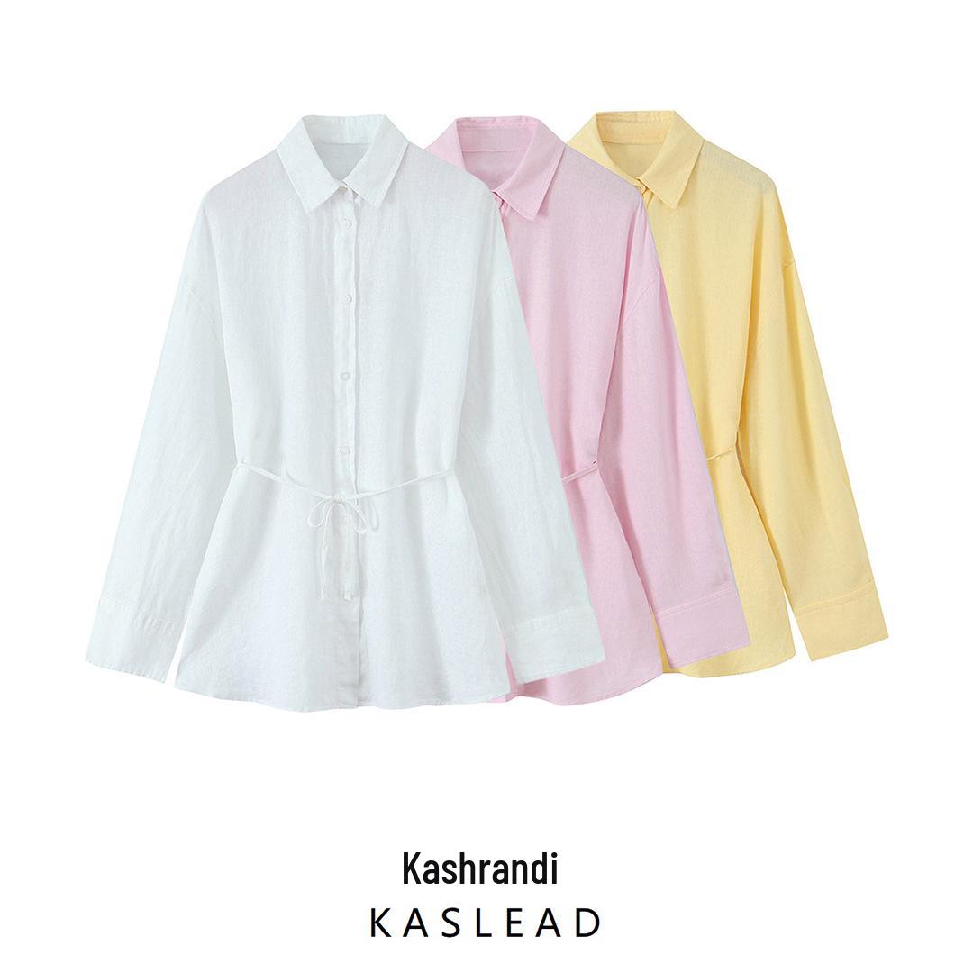 2025 Spring Women s European & American Style Loose Fashion Blend Shirt XS 
2025 Spring Women s European & American Style Loose Fashion Blend Shirt XS