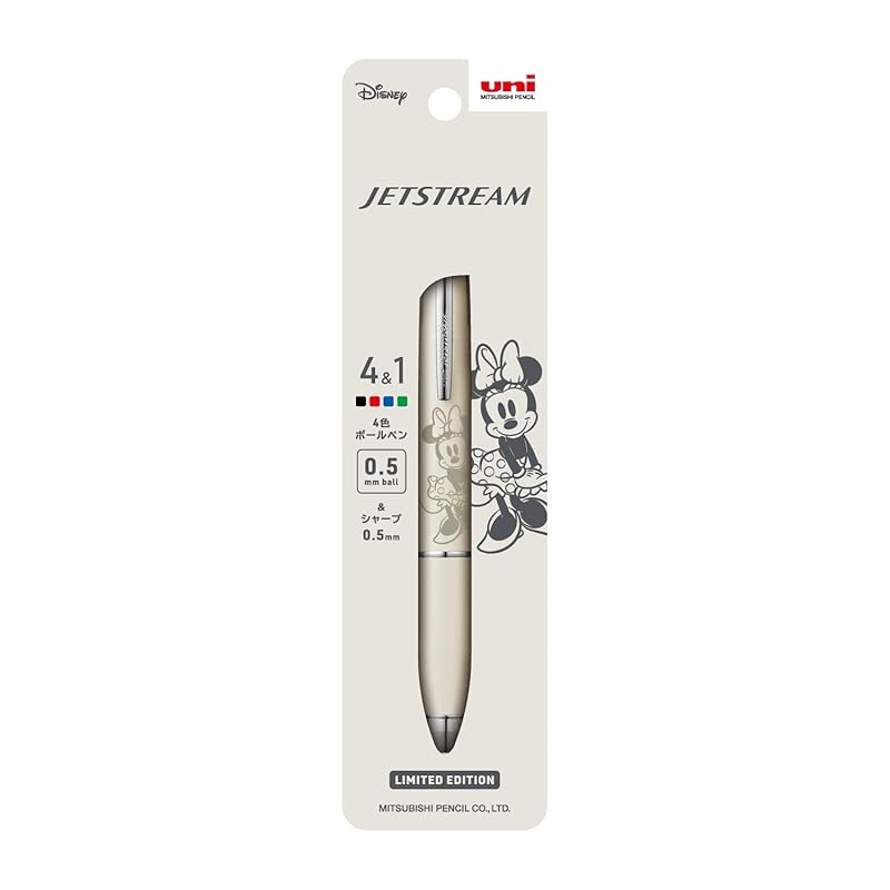 mitsubishi pencil multifunction pen jet stream 4&1 0.5 limited disney minnie MN white MSXE516D5PMNW
mitsubishi pencil multifunction pen jet stream 4&1 0.5 limited disney minnie MN white MSXE516D5PMNW