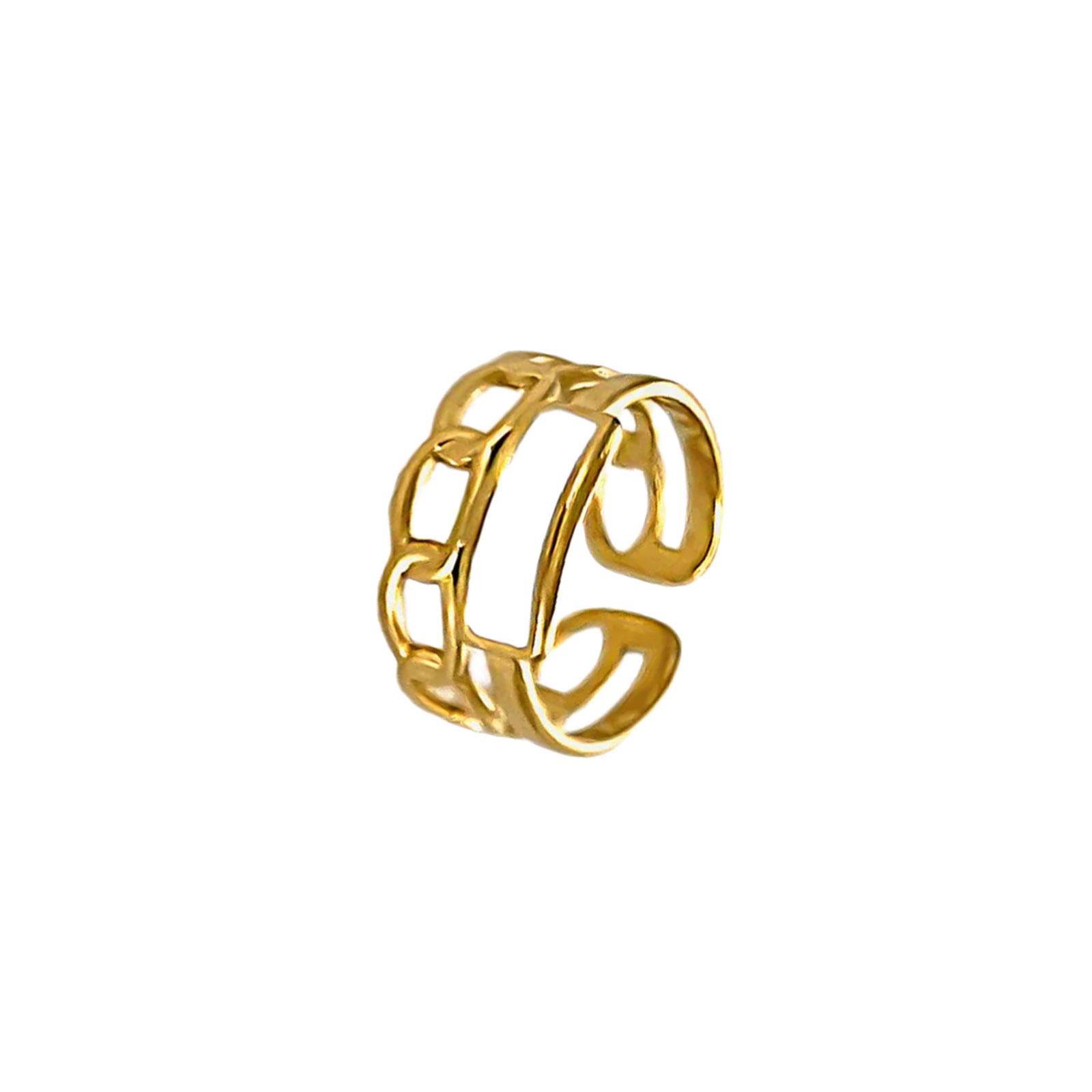 Fashion Adjustable Rings Opening Jewelry Geometric Finger Rings Stainless Steel Texture Suitable for Various Occasion
Fashion Adjustable Rings Opening Jewelry Geometric Finger Rings Stainless Steel Texture Suitable for Various Occasion