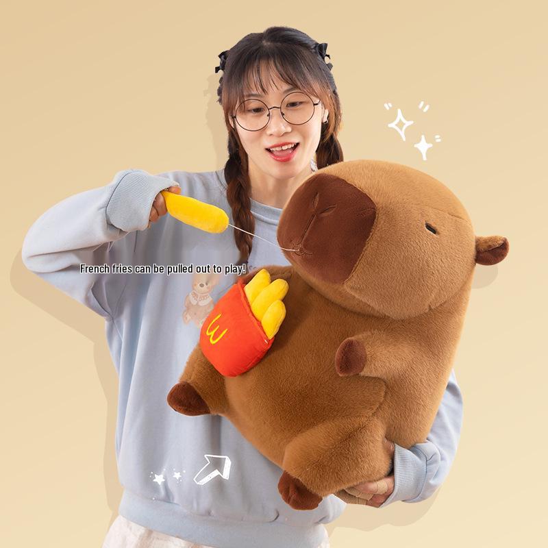Capybara Stretchable French Fries Plush Toy - Children s Holiday Gift Claw Machine Doll 30 cm (0.31 kg)
Capybara Stretchable French Fries Plush Toy - Children s Holiday Gift Claw Machine Doll 30 cm (0.31 kg)