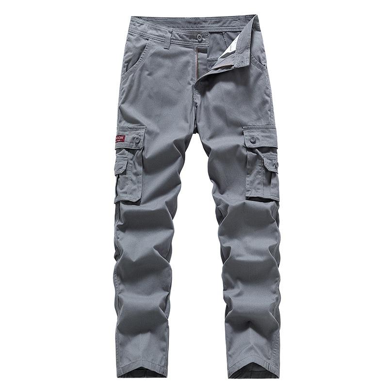 New Trendy Casual Overalls Trousers Men s Multi-pocket Retro Solid Color Straight Casual Trousers 38 світло-сірого кольору
New Trendy Casual Overalls Trousers Men s Multi-pocket Retro Solid Color Straight Casual Trousers 38 світло-сірого кольору