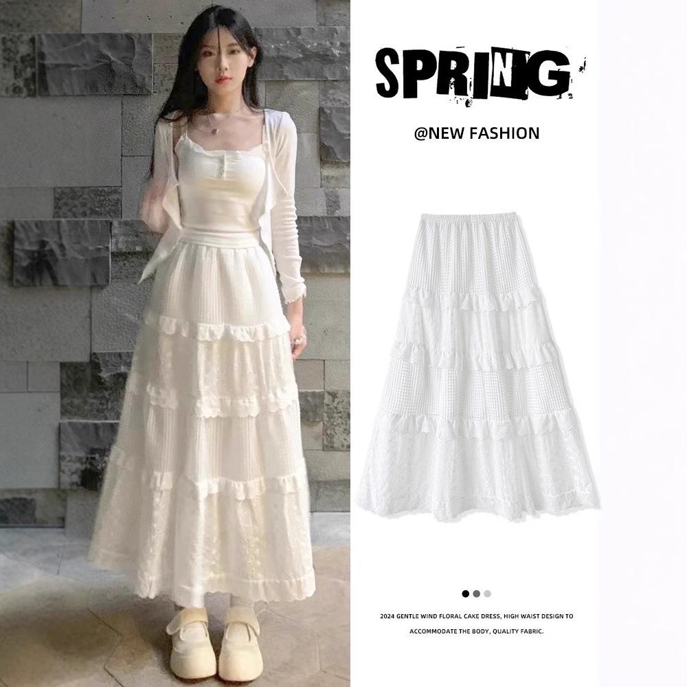 Women s White A-Line Ballet Skirt - High Waist, Lace Midi for Spring and Autumn 2025 Small
Women s White A-Line Ballet Skirt - High Waist, Lace Midi for Spring and Autumn 2025 Small