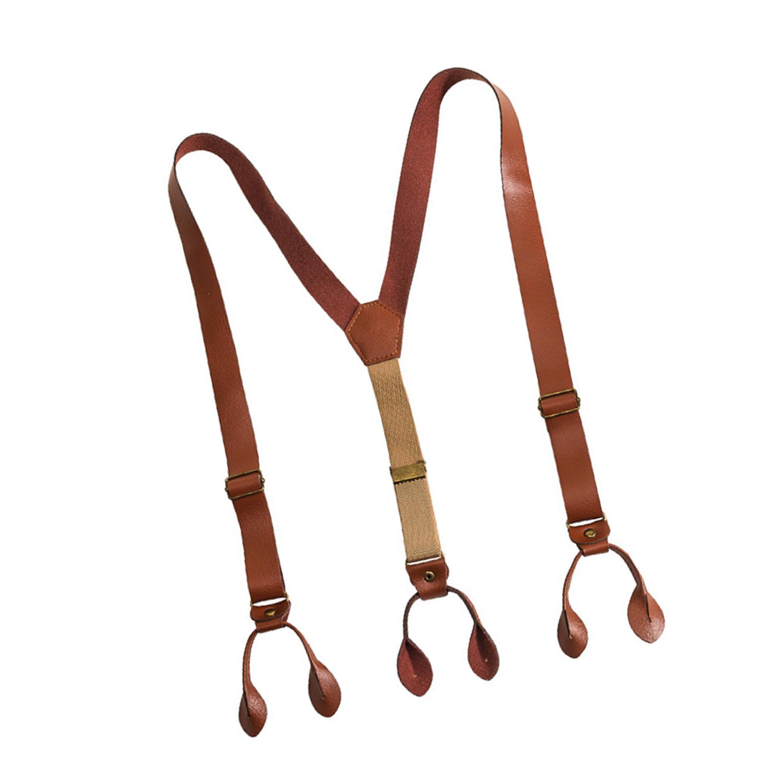 Brown Suspenders for Formal Occasion for Men Women Wedding Photo Props Adjustable Suspenders Chain 1
Brown Suspenders for Formal Occasion for Men Women Wedding Photo Props Adjustable Suspenders Chain 1
