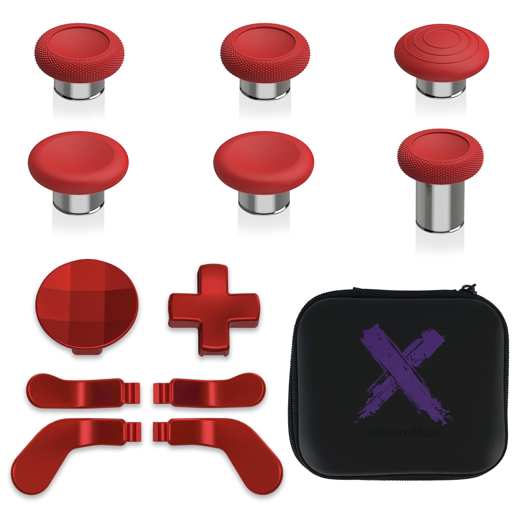 eXtremeRate 13 in 1 Combi Metal Kit Compatible with Xbox Elite Series 2 6 Metal Thumbsticks Adjustment Tool 2 Directional Keys 4 Back Paddles for Xbox
eXtremeRate 13 in 1 Combi Metal Kit Compatible with Xbox Elite Series 2 6 Metal Thumbsticks Adjustment Tool 2 Directional Keys 4 Back Paddles for Xbox