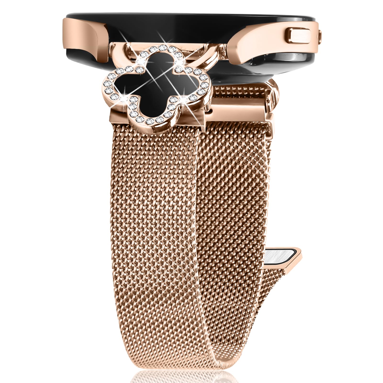 For Huami Amazfit GTS 2 Milanese Band Stainless Steel Watch Strap Clover Decor,Size: S As shown A
For Huami Amazfit GTS 2 Milanese Band Stainless Steel Watch Strap Clover Decor,Size: S As shown A