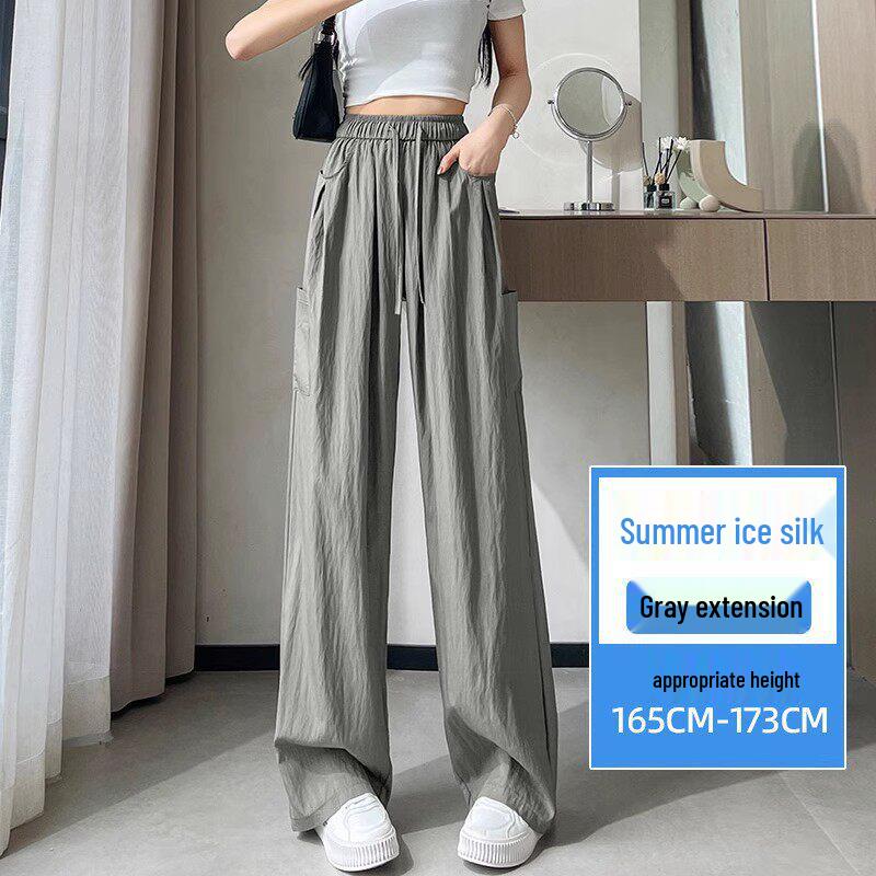 YAMAMOTO Women s High-Waisted Wide-Leg Ice Silk Pants - Slimming, Loose, Straight Fit for Summer 5XL
YAMAMOTO Women s High-Waisted Wide-Leg Ice Silk Pants - Slimming, Loose, Straight Fit for Summer 5XL