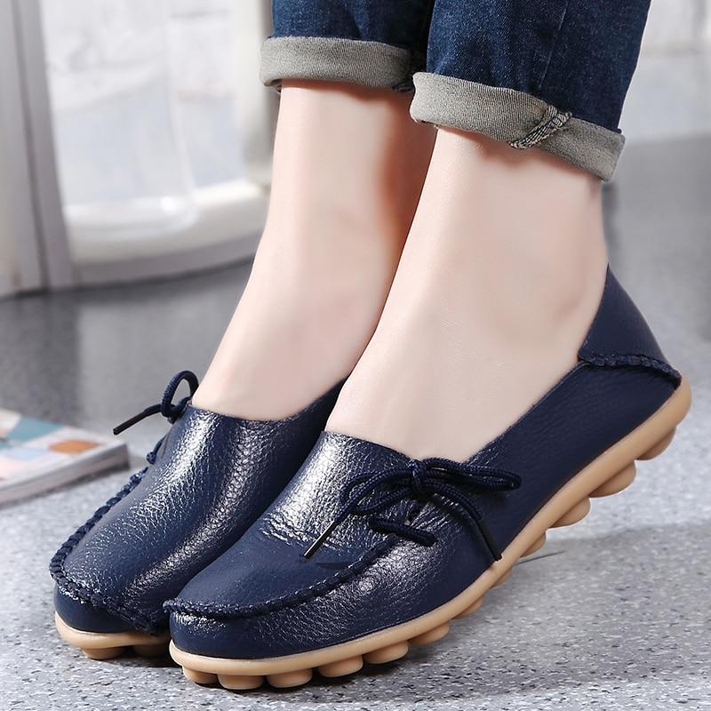 Moccasins Women Flats Autumn Woman Loafers Genuine Leather Female Shoes Slip on Ballet Bowtie Women s Shoes Big Size 37 темно-синього кольору
Moccasins Women Flats Autumn Woman Loafers Genuine Leather Female Shoes Slip on Ballet Bowtie Women s Shoes Big Size 37 темно-синього кольору