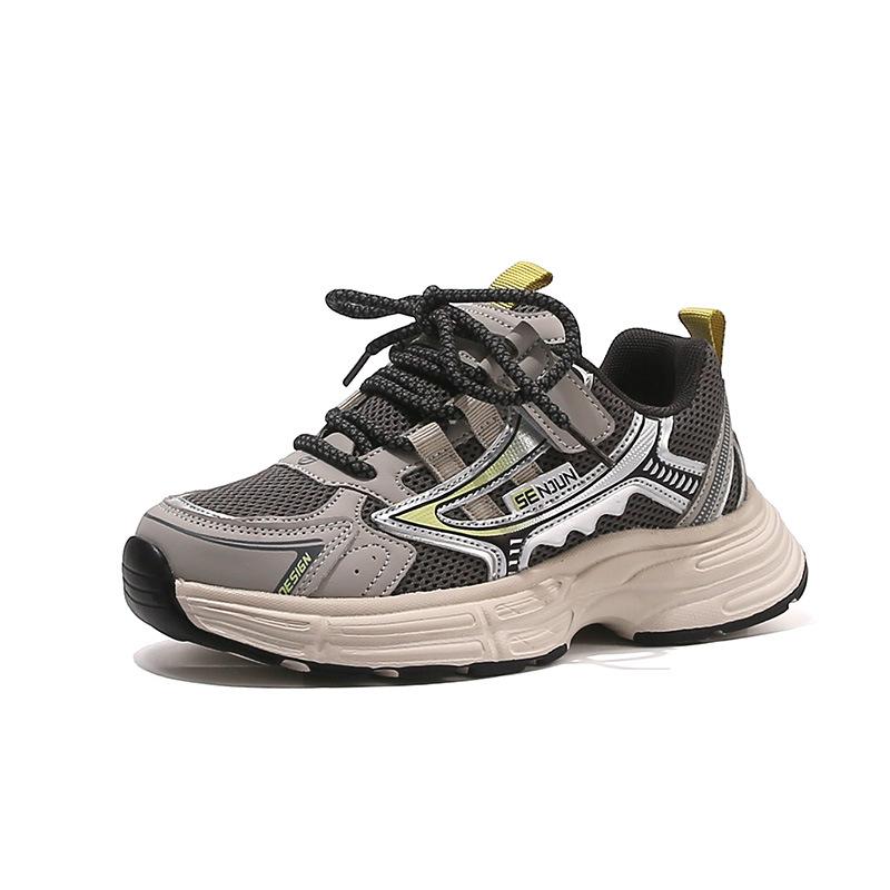 Kids Mesh Breathable Sport Shoes for Autumn Baby Girls Casual Sneakers Boys Retro Dad Shoes size 33 серый
Kids Mesh Breathable Sport Shoes for Autumn Baby Girls Casual Sneakers Boys Retro Dad Shoes size 33 серый