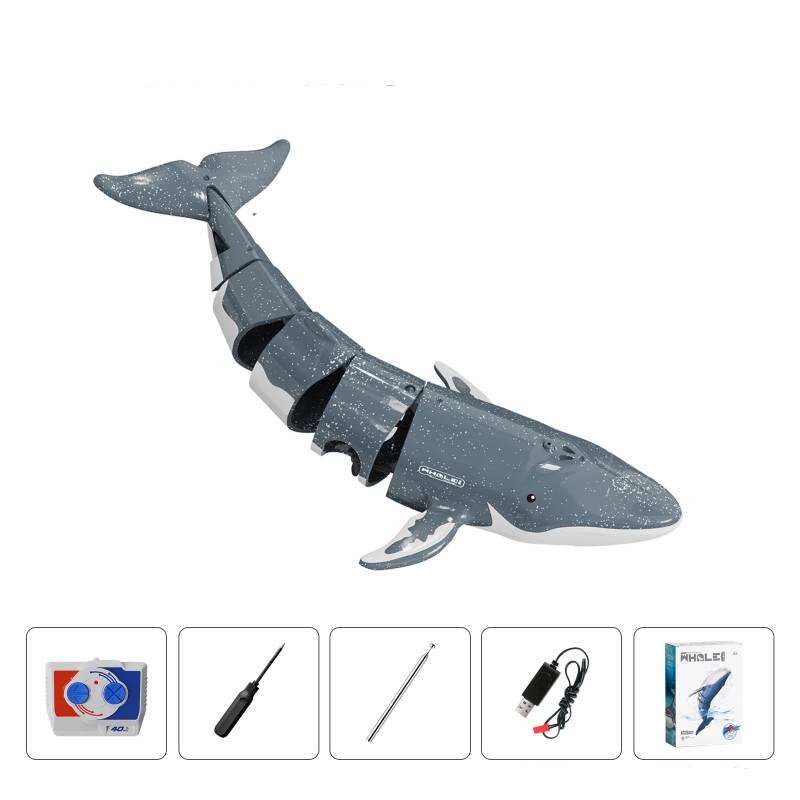 Remote Whale Control Simulation Water Boat Summer Electric Children Toy Dive Can сірий
Remote Whale Control Simulation Water Boat Summer Electric Children Toy Dive Can сірий