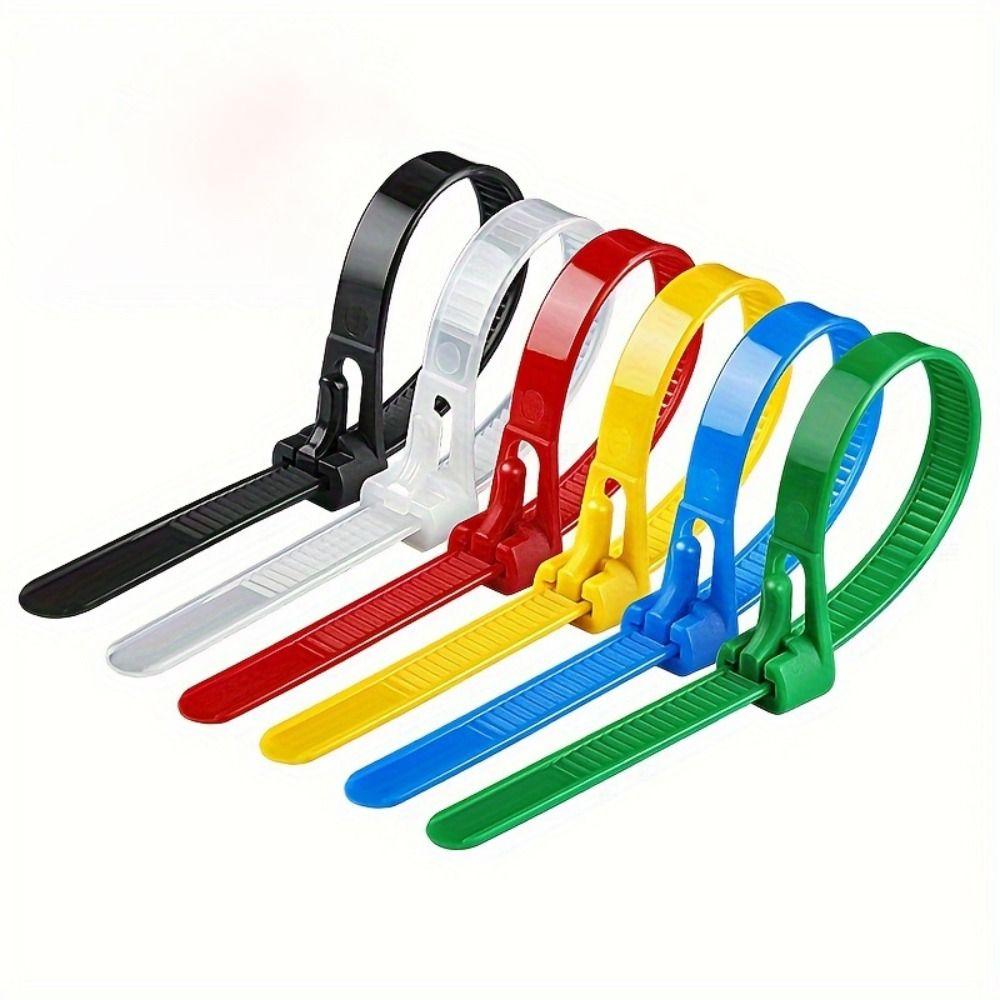 100pcs Nylon Bundle Belt Random Colors Strapping Tape Household Goods Cable Ties Garden 100pcs
100pcs Nylon Bundle Belt Random Colors Strapping Tape Household Goods Cable Ties Garden 100pcs