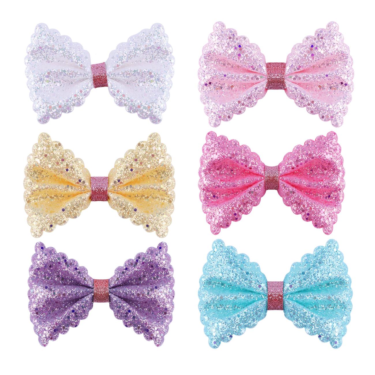 6pcs Glitter Hair Bows Sparkly Hair Clips Multi Color Alligator Clips Hair Clips for Baby Girls Teens Toddlers Hair Accessories
6pcs Glitter Hair Bows Sparkly Hair Clips Multi Color Alligator Clips Hair Clips for Baby Girls Teens Toddlers Hair Accessories