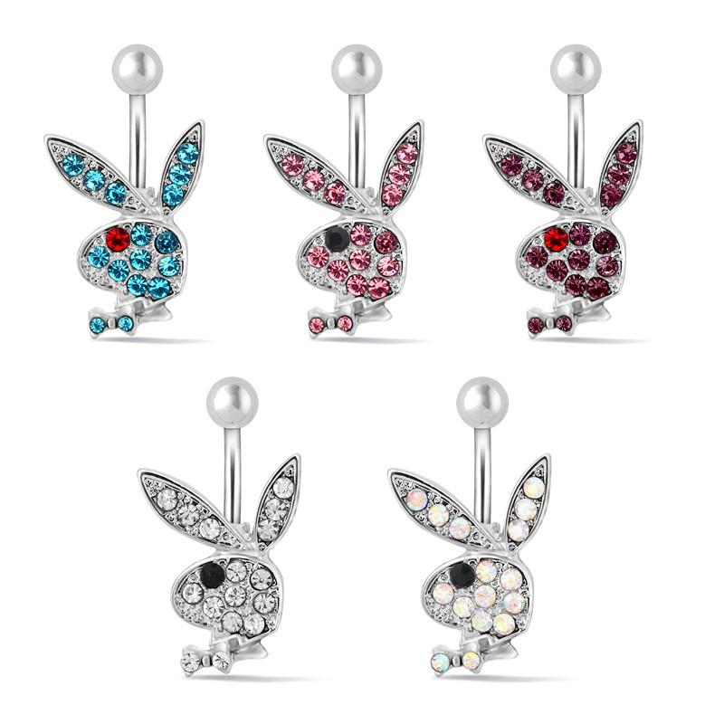Stainless Steel Cartoon Rabbit Belly Button Ring Navel Piercing Body Jewelry белый
Stainless Steel Cartoon Rabbit Belly Button Ring Navel Piercing Body Jewelry белый