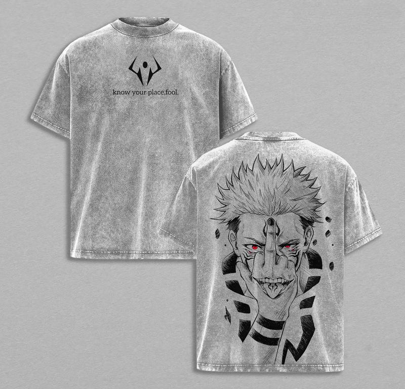Anime Jujutsu Kaisen Ryomen Sukuna Graphic Tshirt Vintage Washed Oversized T Shirt Men Women Clothing Cotton Short Sleeve Tees S
Anime Jujutsu Kaisen Ryomen Sukuna Graphic Tshirt Vintage Washed Oversized T Shirt Men Women Clothing Cotton Short Sleeve Tees S