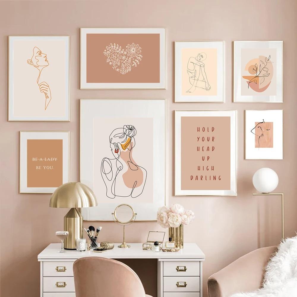 Abstract Woman Line Drawing Canvas Painting Black Beige Neutral Wall Art Modern Minimalist Art Poster Bedroom Home Decor 21cm×30cm NoFrame
Abstract Woman Line Drawing Canvas Painting Black Beige Neutral Wall Art Modern Minimalist Art Poster Bedroom Home Decor 21cm×30cm NoFrame