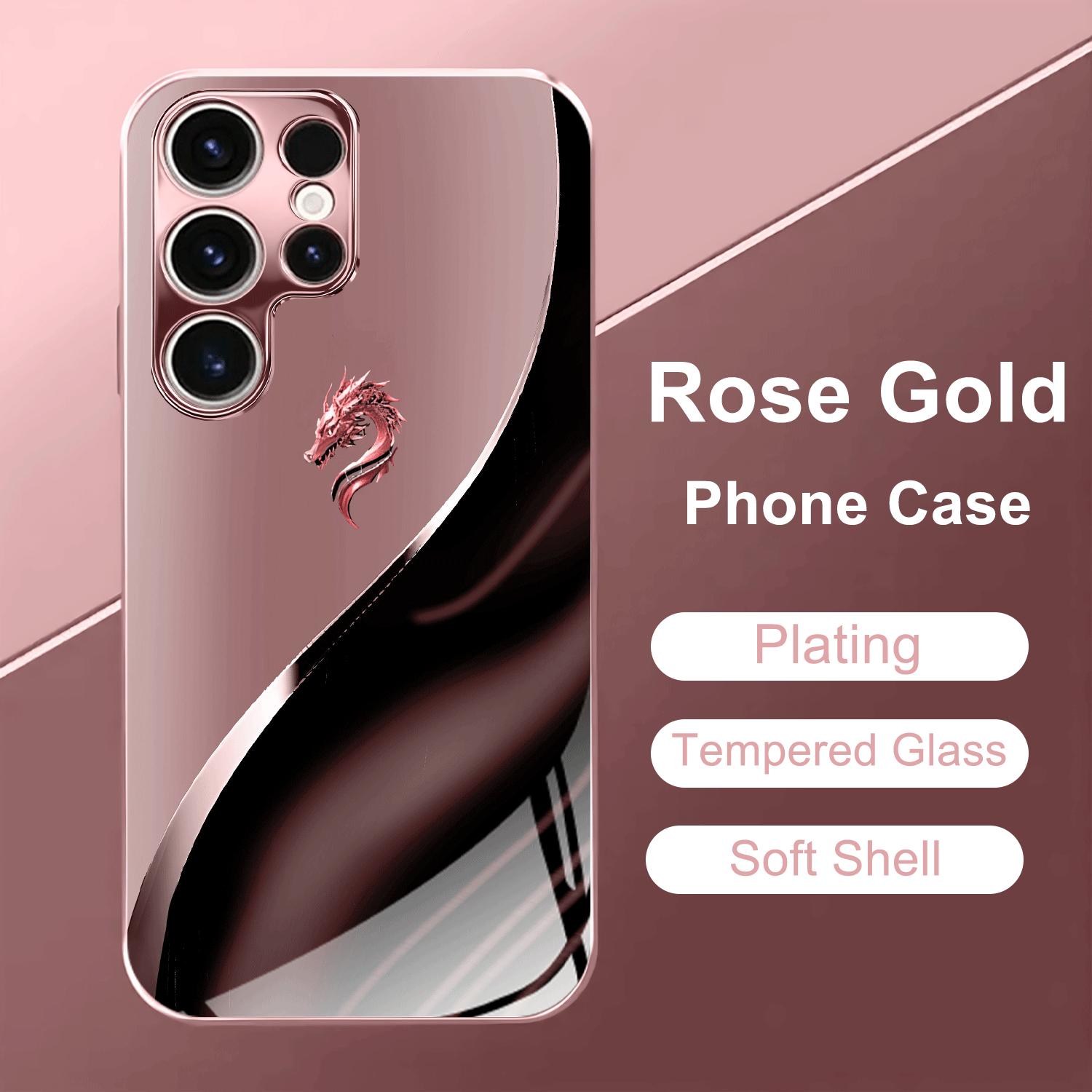 Dragon pattern Pink gold Exquisite PhoneCase Glass PhoneCase for Samsung Galaxy S26 S25 S24 S23 S22 FE,Ultra,Plus Dropresistant For Galaxy S22 Ultra
Dragon pattern Pink gold Exquisite PhoneCase Glass PhoneCase for Samsung Galaxy S26 S25 S24 S23 S22 FE,Ultra,Plus Dropresistant For Galaxy S22 Ultra
