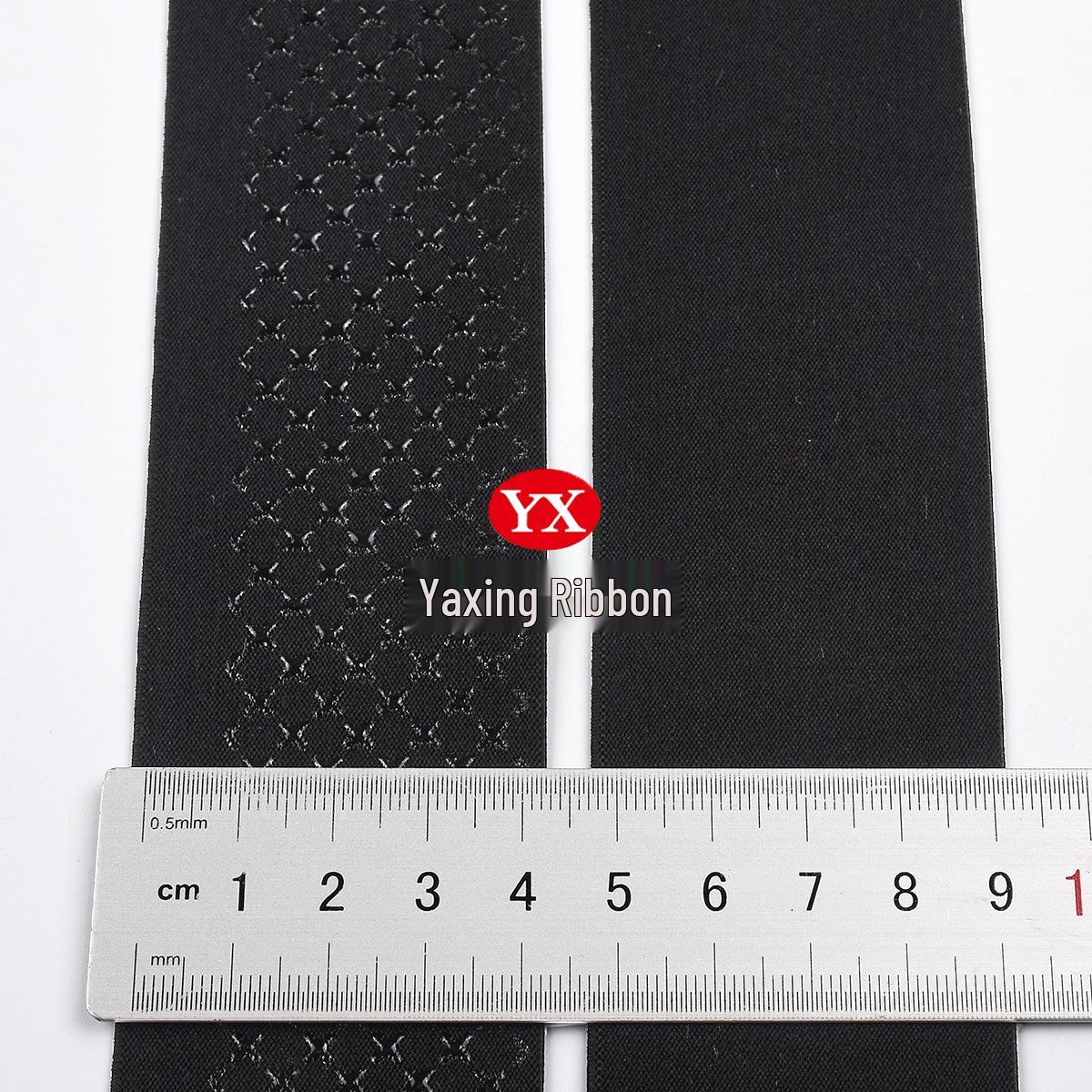 4.5cm Silicone Non-slip Elastic Band for Cycling Clothing & Sportswear Cuffs and Waistbands чорний
4.5cm Silicone Non-slip Elastic Band for Cycling Clothing & Sportswear Cuffs and Waistbands чорний